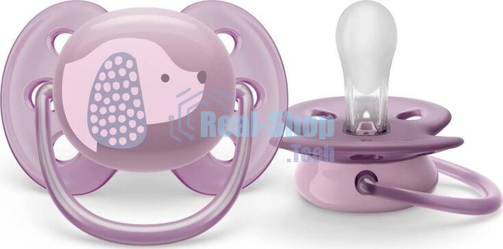 Пустышка Philips Avent ultra soft, собачка, 6-18 мес., 1 шт.