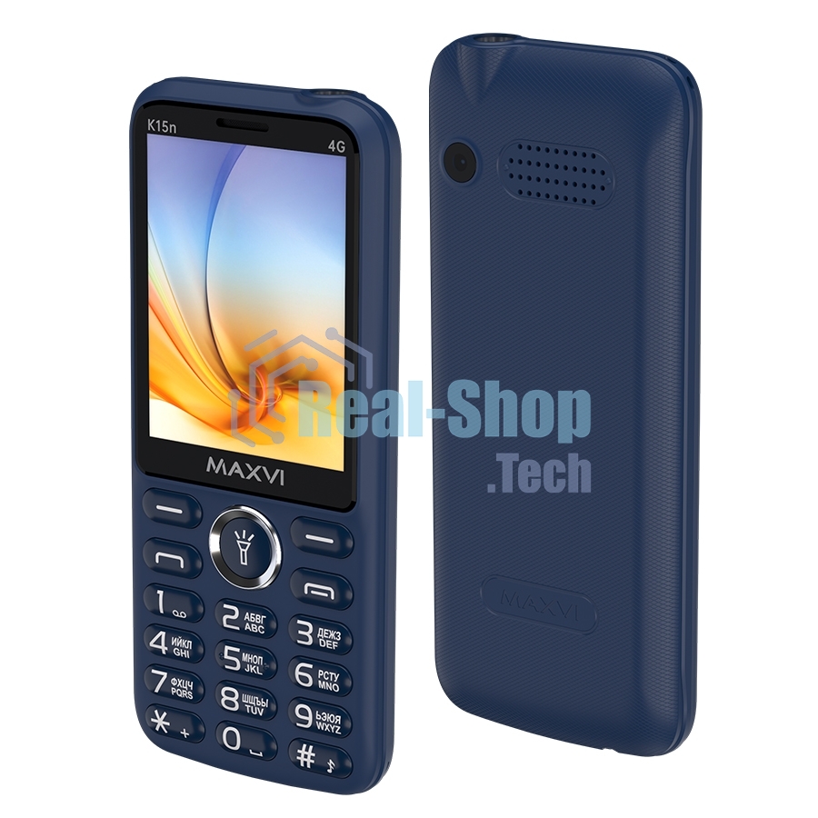 Мобильный телефон Maxvi K15n 4G Blue