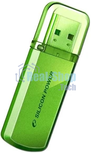 Флешка USB Silicon Power R/W 32Gb Helios 101 SP032Gb,UF2101V1N USB 2.0 зеленый