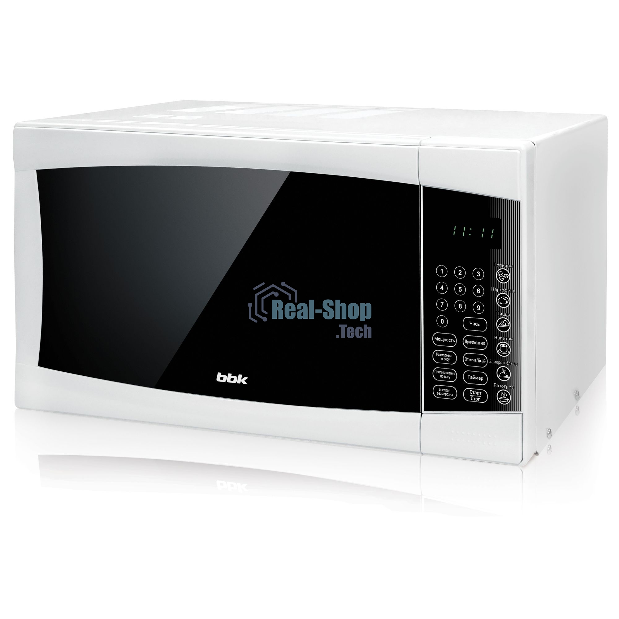 Микроволновая печь BBK 23MWS-915S/W белый 23л 900Вт сенсор