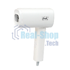 Фен для волос Puff 1602, белый, 1,6 кВт