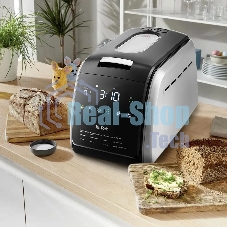 Хлебопечка Kitfort KT-305 черный/серебристый