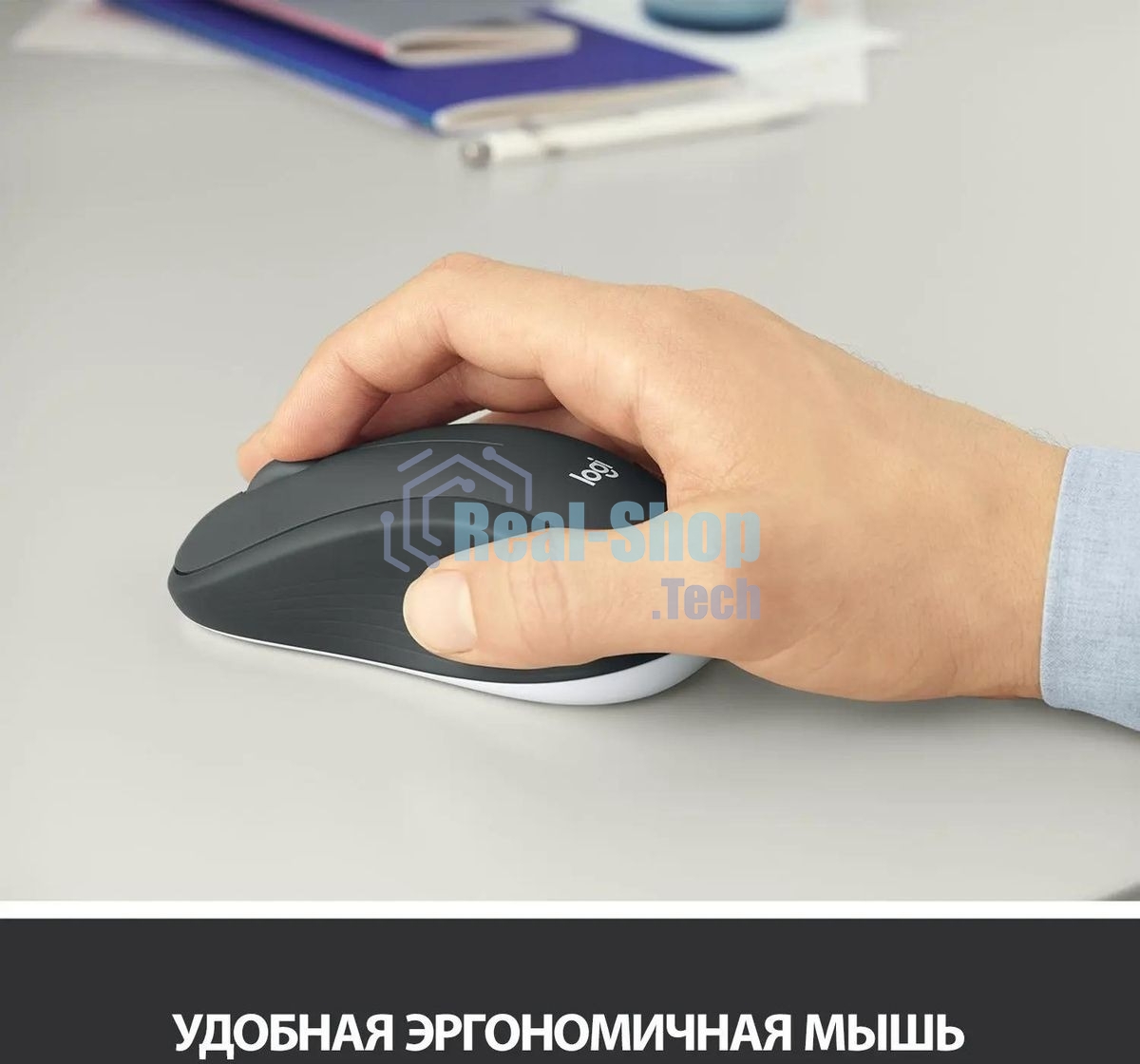 Комплект клавиатура+мышь Logitech MK540 беспроводной, USB, 1000 DPI, чёрный