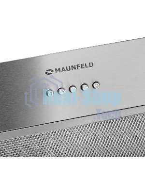 Вытяжка встраиваемая Maunfeld THAMES 601PM нержавеющая сталь, 60 см, 850 куб. м/ч, 44 дБ