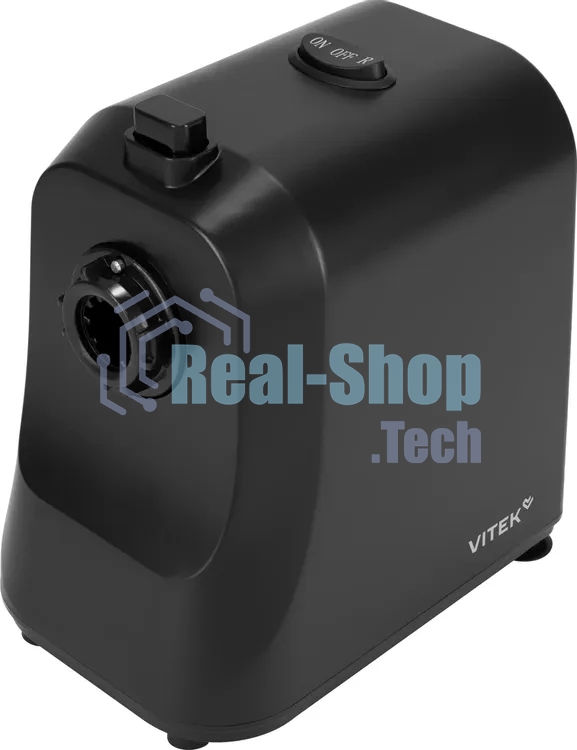 Мясорубка электрическая Vitek VT-MG3600 черный, 1800 Вт, 1.6 кг/мин, реверс, защита от перегрузки, насадки - 4