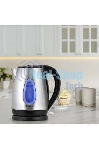 Чайник электрический Vitek VT-7039, 2200Вт, серебристый и черный