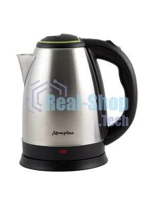 Чайник электрический Матрена MA-001 1,8 л,сталь,цвет крышки зеленый (005458)