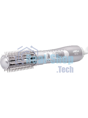 Фен-щетка ARESA AR-3207 серебристый/белый, 800 Вт