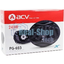 Колонки автомобильные ACV PG-693S 240Вт 88дБ 4Ом 15x23см (6x9дюйм) (ком.:2кол.) коаксиальные трехполосные