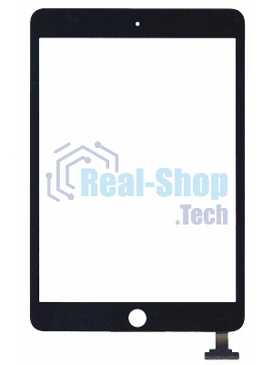 Сенсорное стекло (тачскрин) Ipad mini 3 (retina) no IC (A1599, A1600), черное