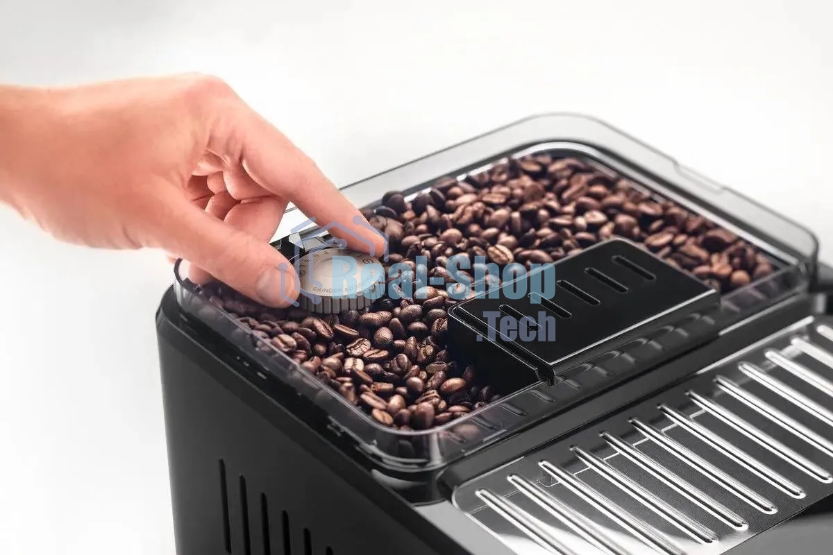 Кофемашина автоматическая DeLonghi ECAM450.55.G черный, исп. кофе - зерновой/молотый, 1.8 л, 1450 Вт, 19 бар