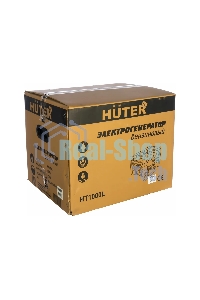 Электрогенератор бензиновый Huter HT1000L, 1.1 кВт, 65 дБ, 24.2 кг