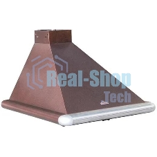 Вытяжка каминная Elikor Сатурн 50П-180-В1Л медный/нерж. сталь, 50 см, 180 куб. м/ч, 48 дБ