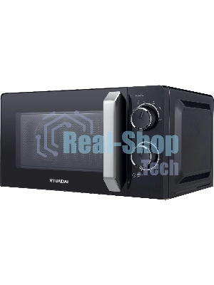 Микроволновая печь Hyundai HYM-M2052 черный, 20 л, 700 Вт, переключатели - поворотный механизм