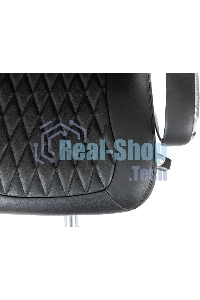 Кресло руководителя Бюрократ Aura/Black черный, кожа, крестовина полированный алюминий