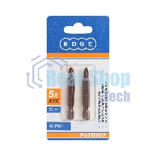 Бита EDGE by PATRIOT PH1, сталь S2, длина 50 мм, 2шт в блистере