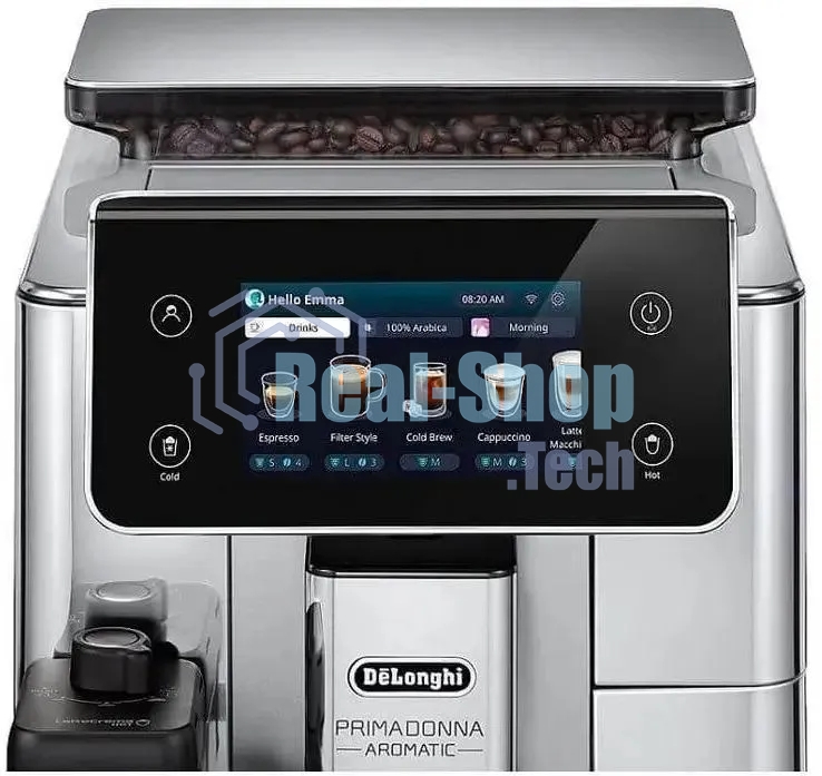 Кофемашина DeLonghi ECAM630.55.SSM 1450Вт черный/серебристый