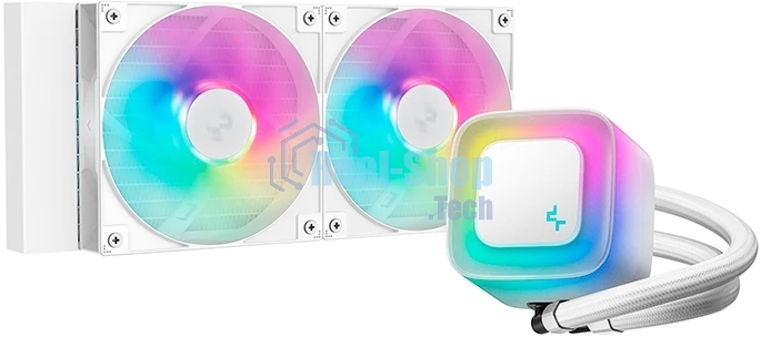 Система жидкостного охлаждения DeepСool LE240 V2 WH (R-LE240-WHAMMN-G-2)