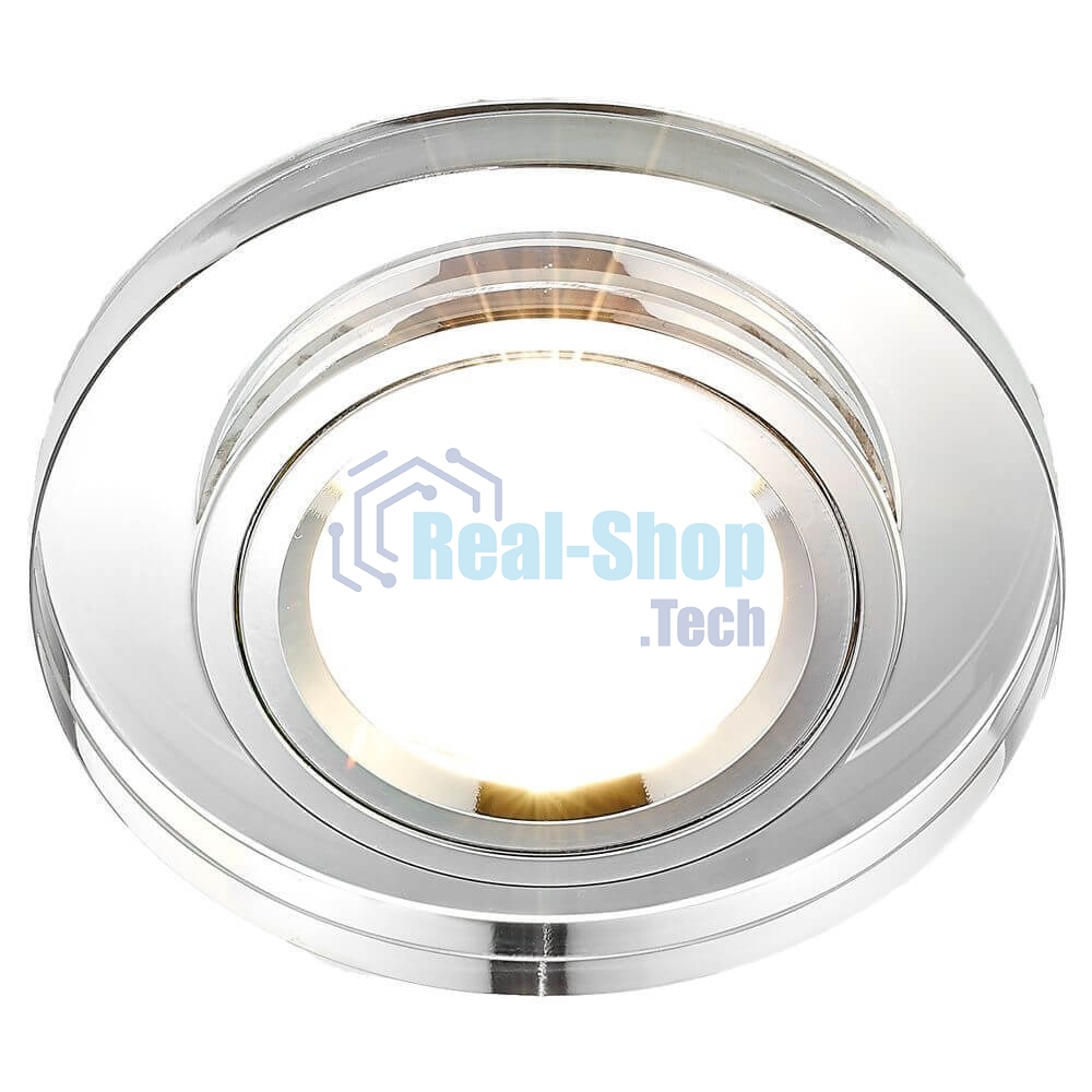 Встраиваемый точечный светильник Ambrella Light 8060 CL хром MR16 D90 mm