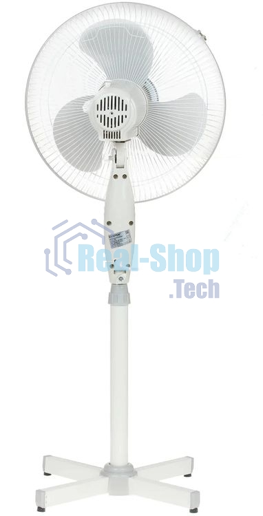 Промо_Вентилятор Centek CT-5015 серый, напольный, 40 Вт, 3 скорости, 43 см