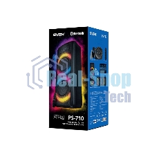Портативная акустика SVEN АС PS-710 черный 100 Вт Bluetooth