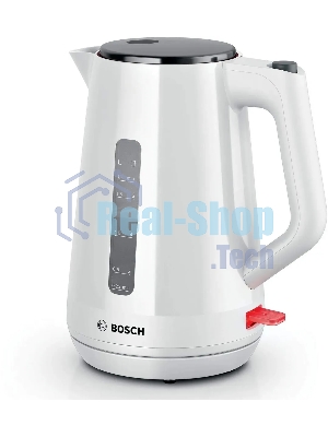 Чайник электрический Bosch TWK1M121 1.7 л, 2400 Вт, белый корпус: пластик