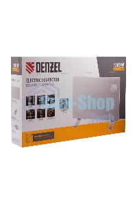 Конвектор Denzel OptiPrime-1500 белый, 1500 Вт, 20 м2, термостат, дисплей, WiFi
