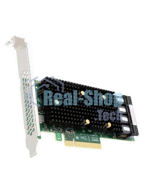 Адаптер-HBA Broadcom SAS 9400-16i SGL (05-50008-00) PCIe 3.1 x8 LP, Tri-Mode SAS/SATA/NVMe 12G HBA, 16port(4*int SFF8643), 3416 IOC