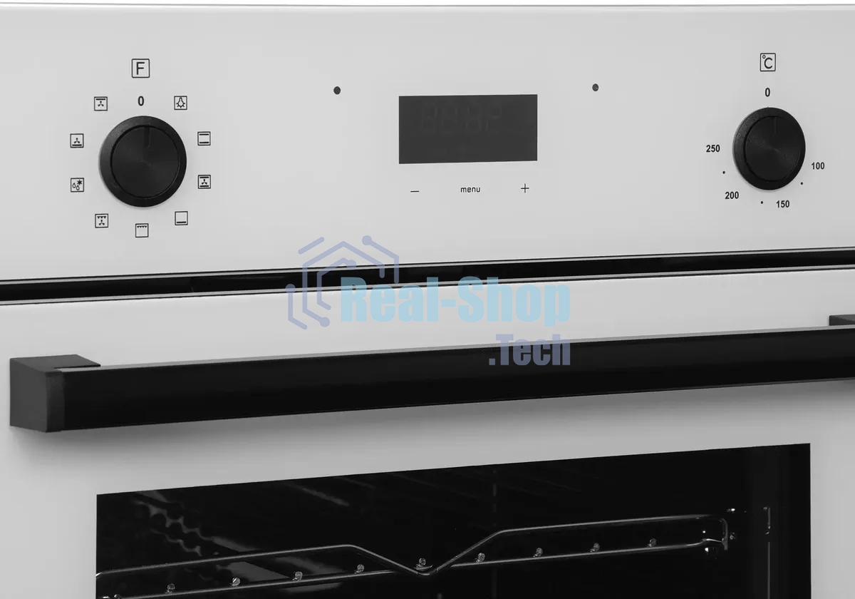 Духовой шкаф электрический Hyundai 6009.25 WG белый стекло