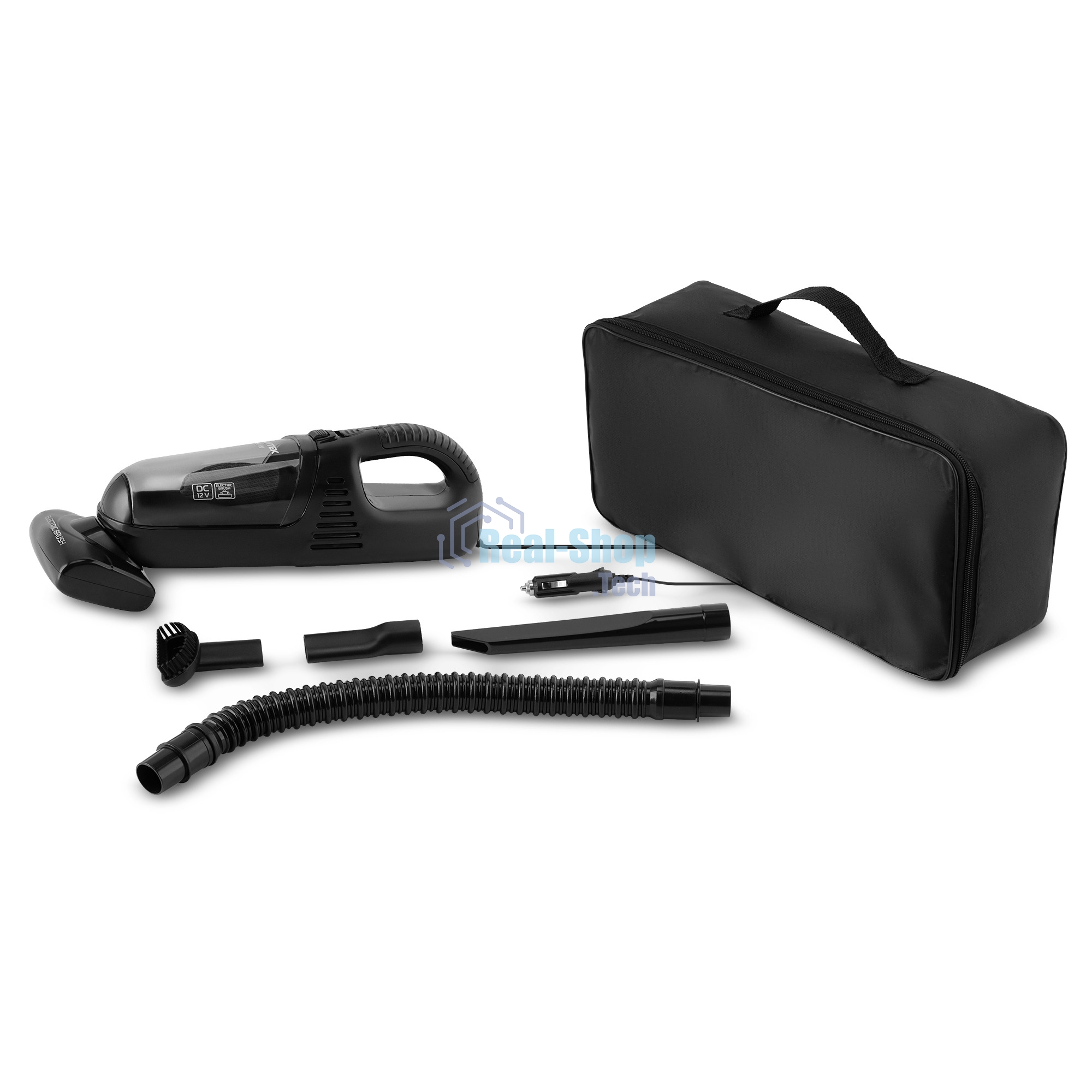 Пылесос автомобильный Vitek VT-1850(BK) 90 Вт/ Моющийся фильтр.