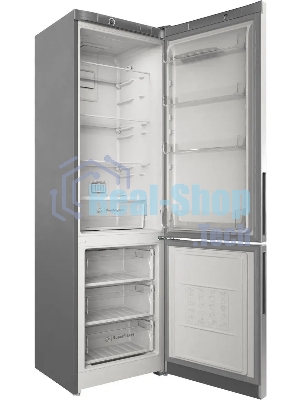 Холодильник Indesit ITS 4200 G серебристый двухкамерный 247/78л морозилка снизу, No Frost