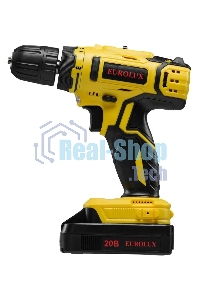 Дрель-шуруповерт аккумуляторная Eurolux ДА-20DU-2