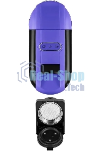 Кофемашина Kitfort КТ-7105-1 1450Вт черный/фиолетовый