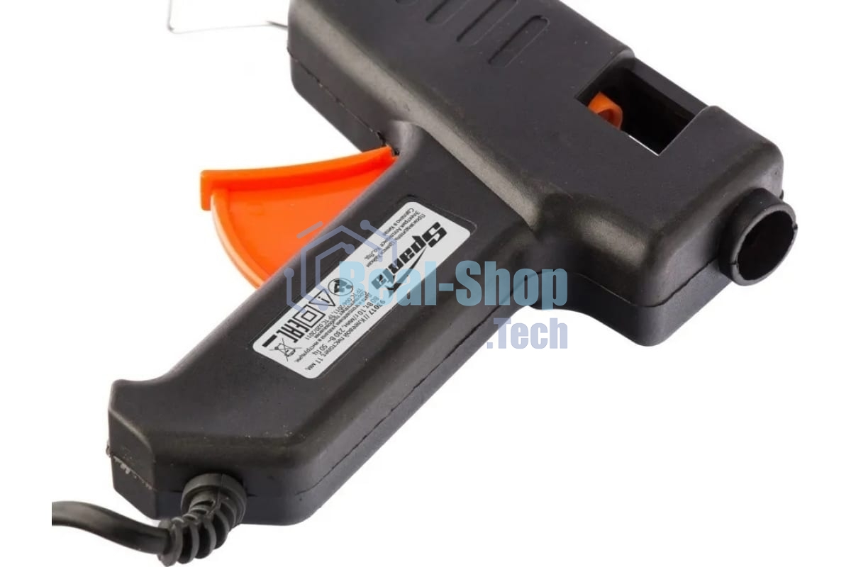 Клеевой пистолет Sparta 11 мм, 80 Вт, 10 г/мин