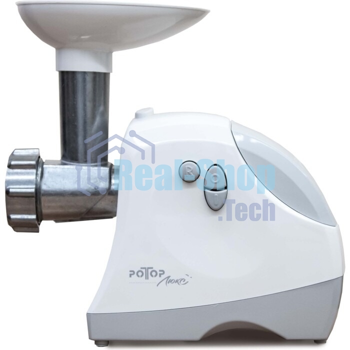 Мясорубка электрическая Ротор ЛЮКС 35/300-1, без насадок, 1500Вт белый