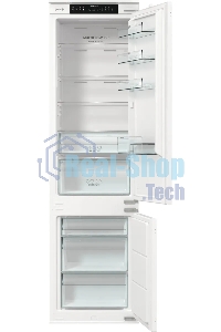 Встраиваемый холодильник Gorenje NRKI519141 белый двухкамерный 207/68 л морозилка снизу, No Frost