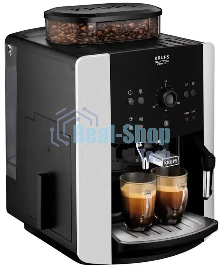 Кофемашина Krups Arabica EA811810 1450Вт черный/серебристый
