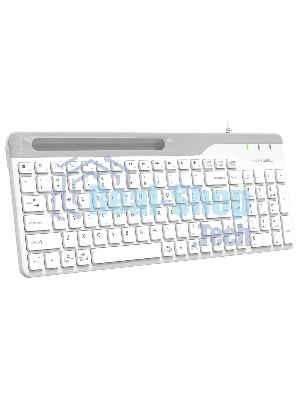 Клавиатура проводная A4Tech Fstyler FK25, USB, белый/серый