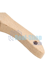 Щетка зачистная Denzel 6-и рядная, прямая проволока из нержавеющей стали с деревянной ручкой, EFP