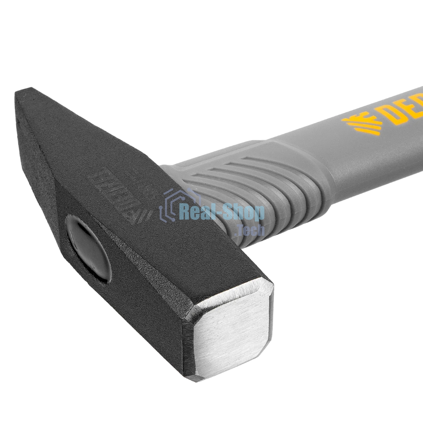 Молоток слесарный Denzel 500 г, кованый, фибергласовая рукоятка c TPR покрытием