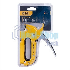 Мебельный степлер Deli DL238001 4-8мм. Полностью стальная конструкция.