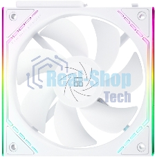 Кулер для корпуса Thermalright TL-M12QRW Reverse (124x120x25mm, 4-pin PWM, ARGB, 47.6CFM, 23.2dBA, 1500RPM, White)
