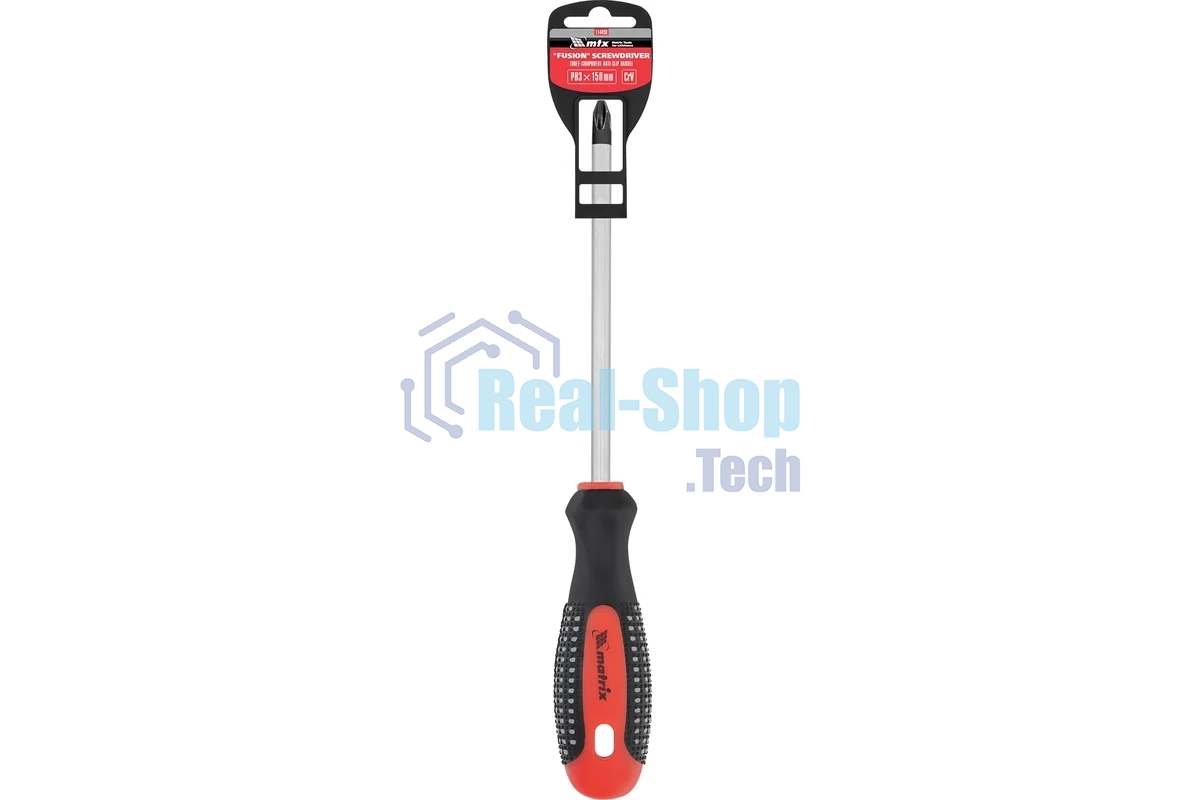 Отвертка Matrix Fusion 11445 Ph3x150 мм, CrV, 3-х компонентная рукоятка 