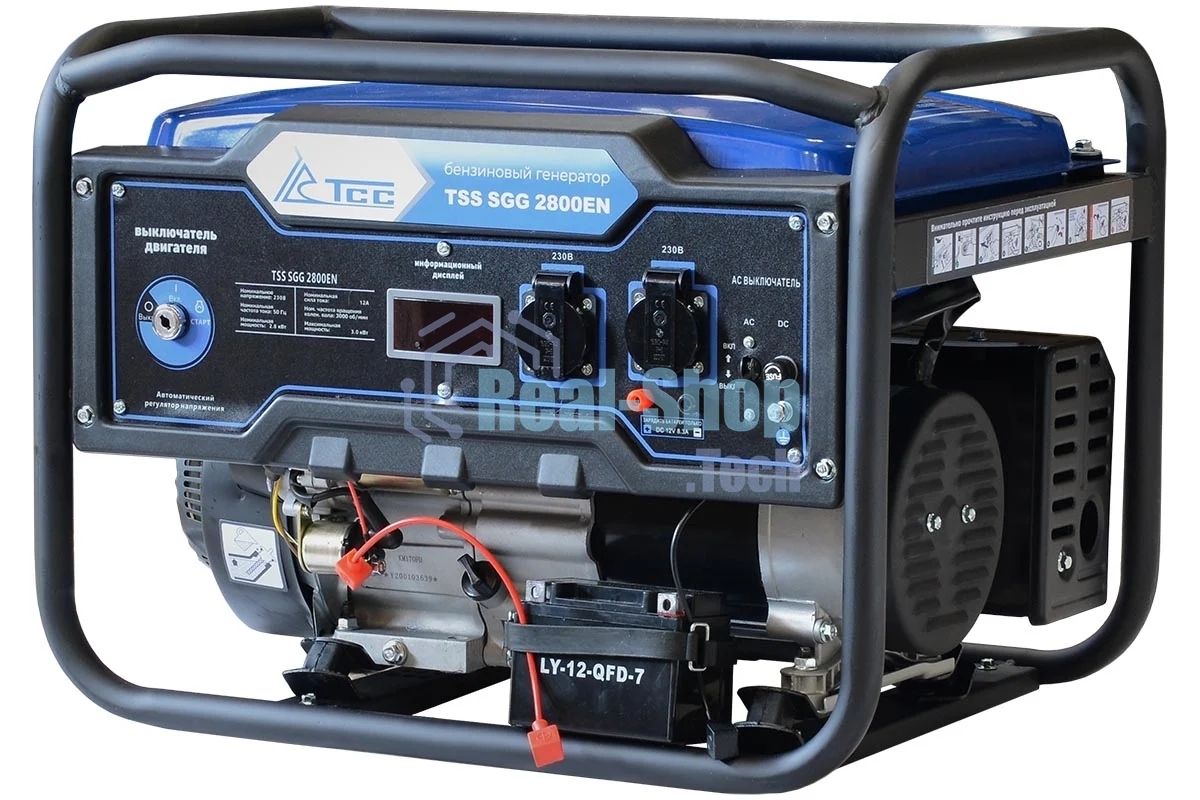 Электрогенератор бензиновый TSS SGG 2800EN, 3 кВт, 66 дБ, 50 кг