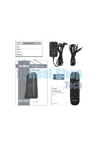 Портативная акустика Sven АС PS-710 черный 100 Вт Bluetooth