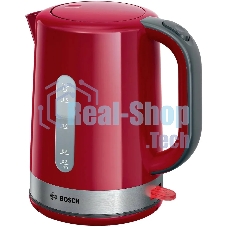 Чайник электрический Bosch TWK6A514 1.7л. 2200Вт красный корпус: пластик Чайник электрический Bosch TWK6A514 1.7л. 2200Вт красный корпус: пластик