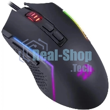 Мышь проводная Redragon Trident Lite черный, 8000 dpi, USB, кнопки - 7