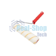 Валик Rexant полиамид белый с желтой полосой, ворс 11 мм, ширина ролика 240 мм, Ø 42 мм, бюгель 8 мм, серия 