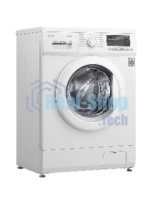 Стиральная машина LG F1296HDS1 белый, загрузка фронтальная 7 кг, 1200 об/мин., класс: А