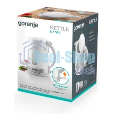 Чайник электрический Gorenje K17WE белый